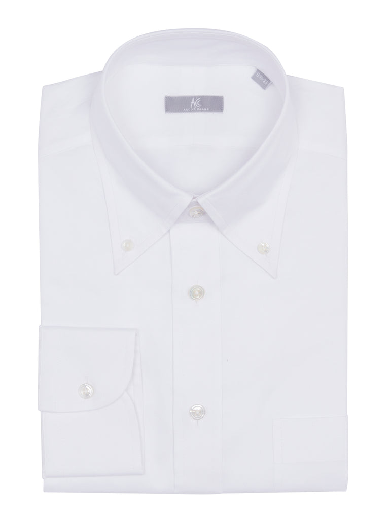 White Cotton Oxford Shirt
