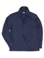 Navy Linen Fleming Overshirt