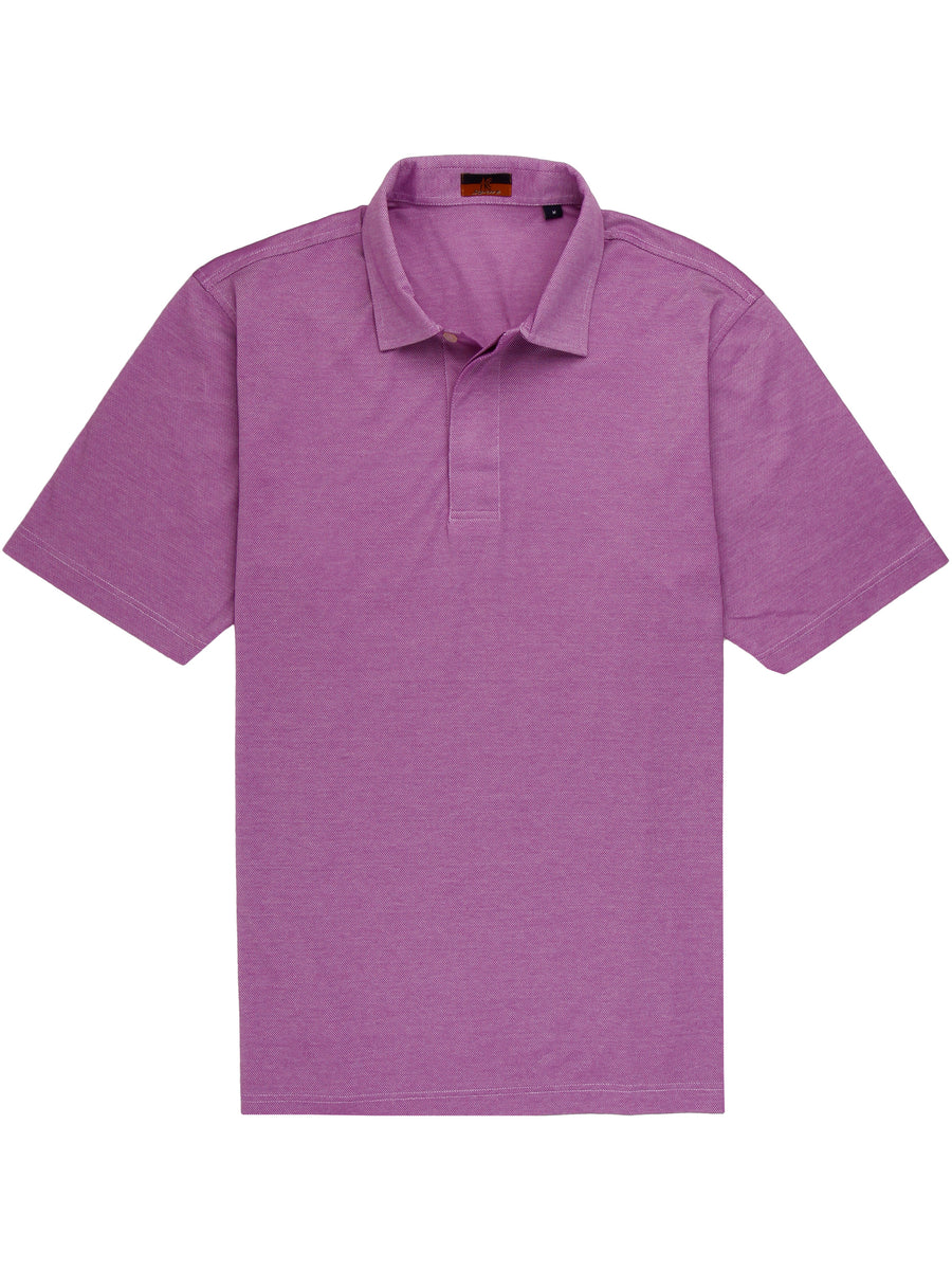 Light Purple Polo Shirt Regular Fit Ascot Chang